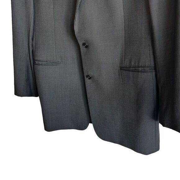 Ralph Lauren Black Label Mens Pinstripe Jacket Blazer Sport Coat Wool Size 36 R - Picture 3 of 8
